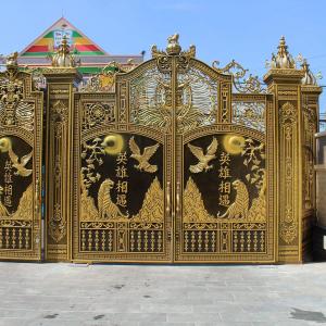 Công trình cổng nhôm đúc Anh Hùng Tương Ngộ tại Long Bình